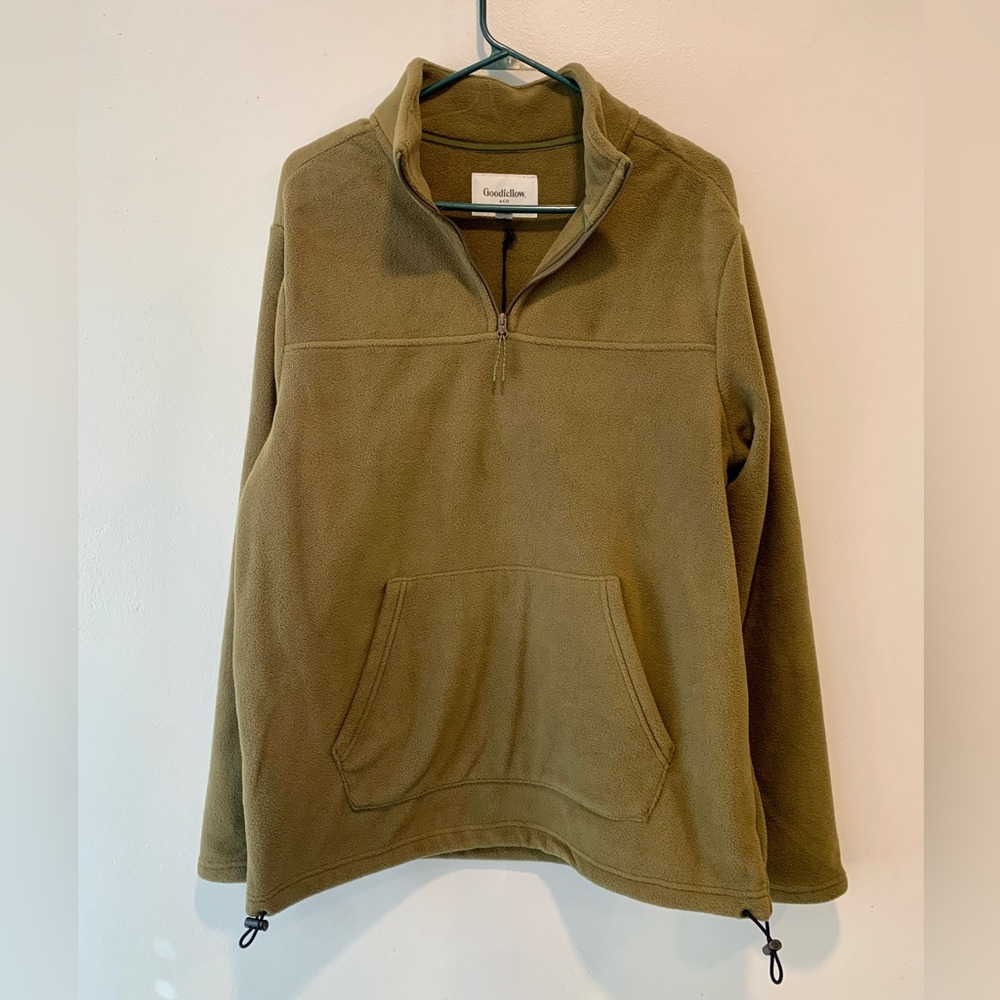 NWT-Men’s Fleece Quarter Zip Pullover